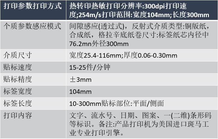 即时打印贴标机